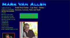 Desktop Screenshot of markvanallen.com